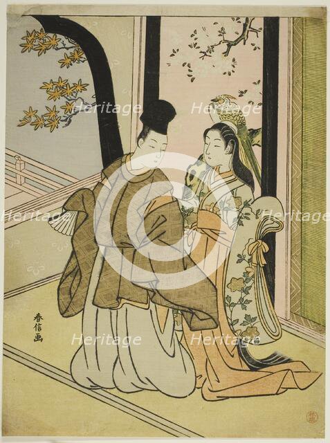 Courtier and Lady, c. 1768. Creator: Suzuki Harunobu.