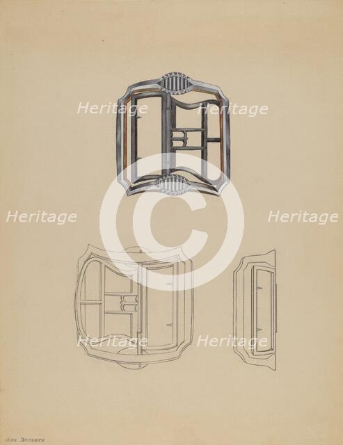 Shoe Buckles, c. 1936. Creator: John Dieterich.