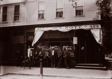 Untitled (Joseph Zott Pool Room, Elmwood Street, Detroit, Michigan), between 1910 & 1935. Creator: Wendell Hotter.