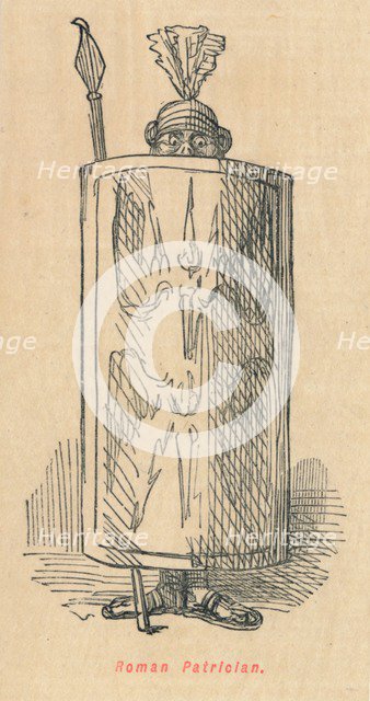 'Roman Patrician', 1852. Artist: John Leech.