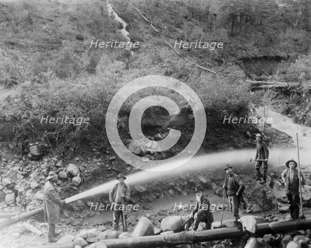 La Grange Mine Crew, California, 1890s. Creator: Anonymous.