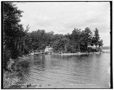 On the shore of Lake Sunapee, N.H., c1900. Creator: Unknown.