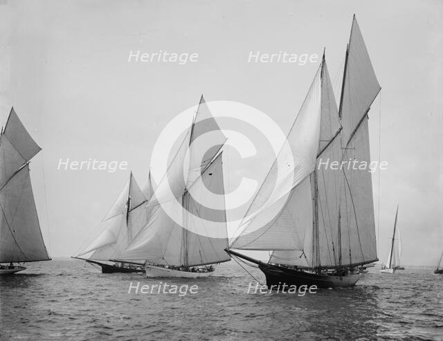 Start, Goelet Cup Race, August 5, 1887, 1887 Aug 5. Creator: Unknown.