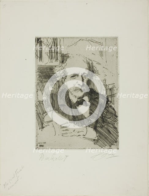 Marcellin Berthelot, 1906. Creator: Anders Leonard Zorn.