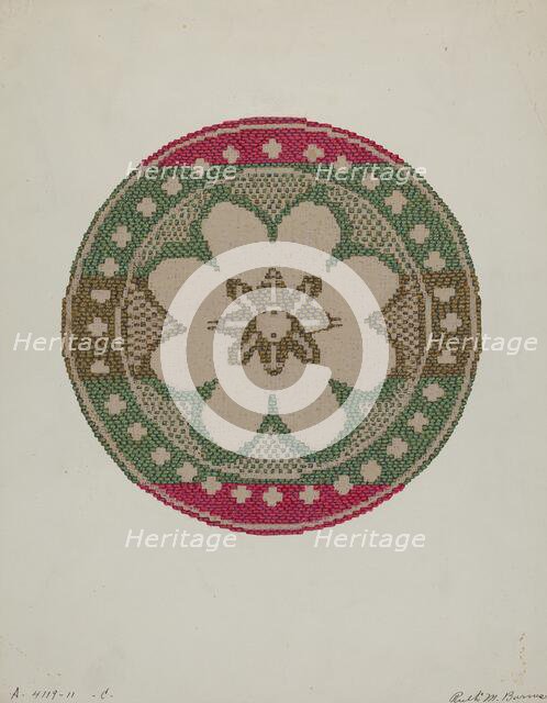 Coverlet, c. 1937. Creator: Ruth M. Barnes.