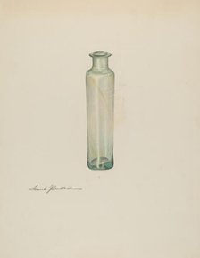 Medicine Bottle, c. 1938. Creator: Frank Budash.