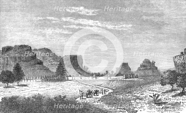 'View of Koundian; Journey from the Senegal to the Niger', 1875. Creator: Unknown.