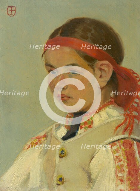 Girl from Dacolom, 1902-1905. Creator: Emil Pacovský.
