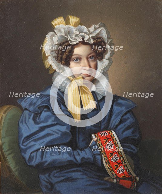 Portrait of Countess A.M. Golitsyna, 1830s. Creator: Hampeln, Carl, von (1794-after 1880).