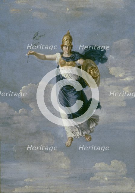 Minerva in the Heavens, 1820. Artist: Ivanov, Andrei Ivanovich (1775-1848)