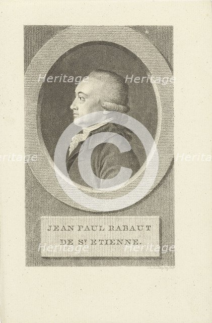 Portrait of Jean-Paul Rabaut Saint-Étienne (1743-1793), 1790s.