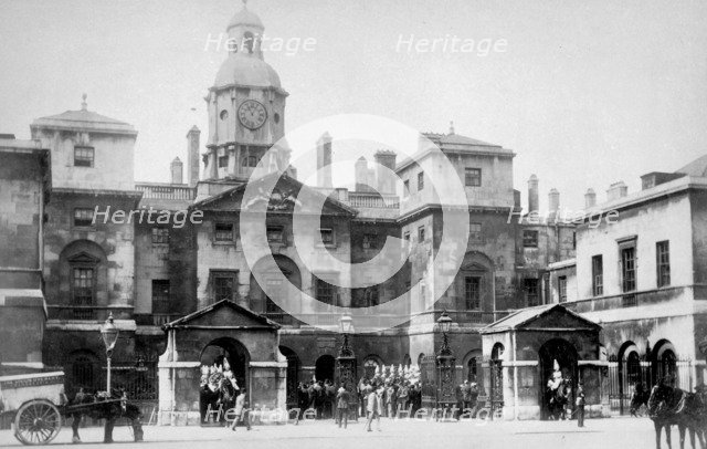 Horse Guards, Westminster, London,  before 1914. Artist: Unknown