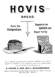 Advertisement for Hovis Bread and Biscuits, 1895. Creator: Unknown.