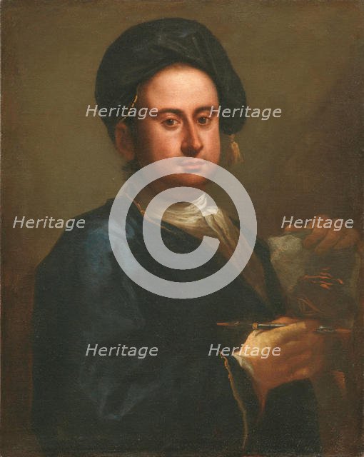 Self-Portrait. Creator: Mazzi (Mazza), Taddeo (active second Half of 17th cen.).