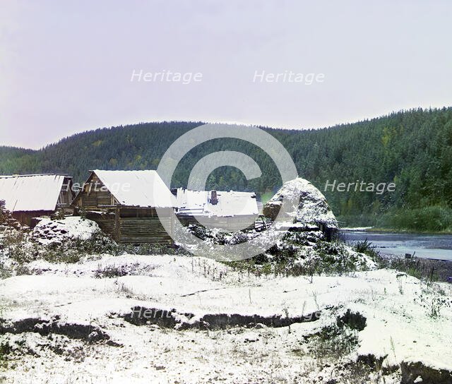Near the Viazovaia Station of the Samara-Zlatoust Railway, September 12, 1909, 1910. Creator: Sergey Mikhaylovich Prokudin-Gorsky.