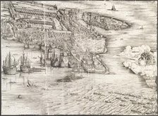 View of Venice [lower right block], 1500. Creator: Jacopo de' Barbari.