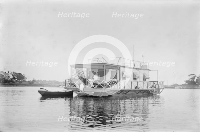 Houseboat, New Rochelle, between c1915 and c1920. Creator: Bain News Service.