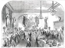 Grand Banquet to the Lord Mayor of London, at Hastings, 1850. Creator: Unknown.