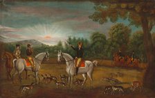The Start of the Hunt, c. 1800. Creator: Unknown.