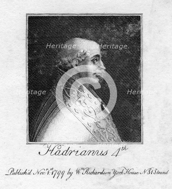 Pope Adrian IV, (1799). Artist: Unknown