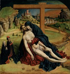 Pietà, 1465-1470. Artist: Gallego, Fernando (c. 1440-1507)