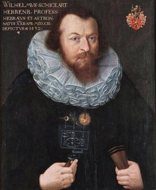 Portrait of Wilhelm Schickard (1592-1635), 1632. Creator: Anonymous.