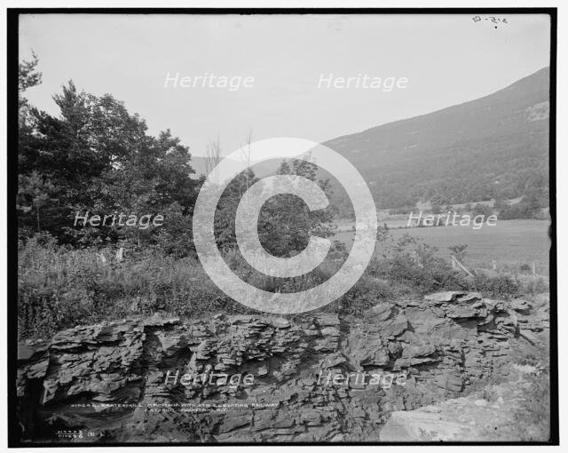 Kaaterskill Mountain with Otis Elevating Railway, Catskill Mountains, N.Y., c1902. Creator: Unknown.