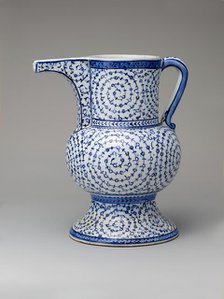 Ewer with 'Tughra-Illuminator' Style Decoration, Turkey, 1525-40. Creator: Unknown.