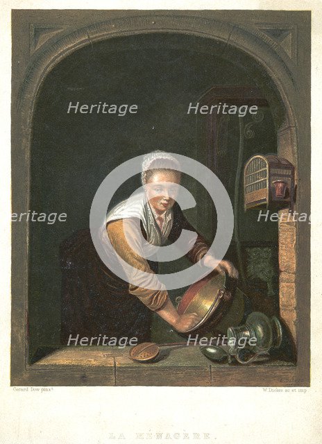 'La Menagere', c1630-1670Artist: Gerrit Dou