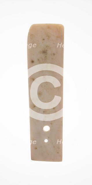 Hoe Blade, Neolithic period, (3rd/2nd millennium B.C.), or early Shang dynasty (c. 1600/1045 B.C.). Creator: Unknown.