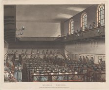Quakers Meeting, April 1, 1809., April 1, 1809. Creator: Joseph Constantine Stadler.