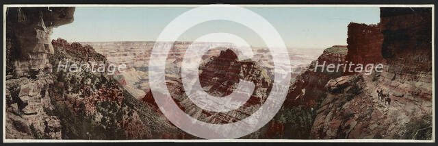 Grand Canyon of the Colorado, Arizona, c1898. Creator: William H. Jackson.