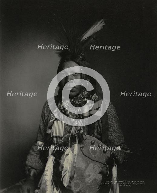 Runs Medicine, Arapahoe, 1898-1899. Creator: John K. Rose (American, 1849-1932); Benjamin S. Hopkins (American, 1861-1915), and.