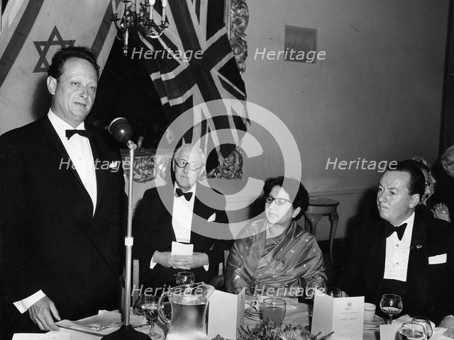 Yigal Allon (1918-1980), 1963. Artist: Unknown