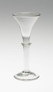 Wine Glass, England, c. 1750. Creator: Unknown.
