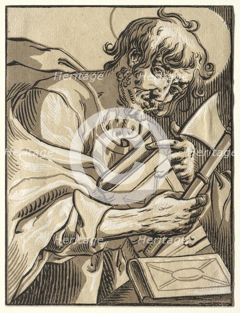 St. Matthias, 1623-30. Creator: Ludolph Büsinck (German, 1590-1669).