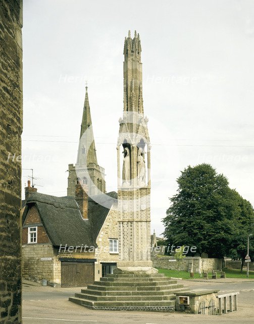 Eleanor Cross, Geddington, Northamptonshire, 1988. Artist: Unknown
