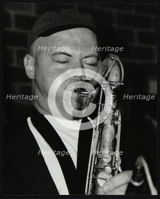 Tenor saxophonist Dale Barlow playing at The Fairway, Welwyn Garden City, Hertfordshire, 1996. Artist: Denis Williams