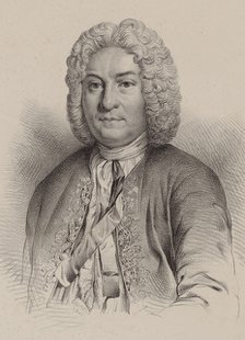 Portrait of the composer François Couperin (1668-1733).