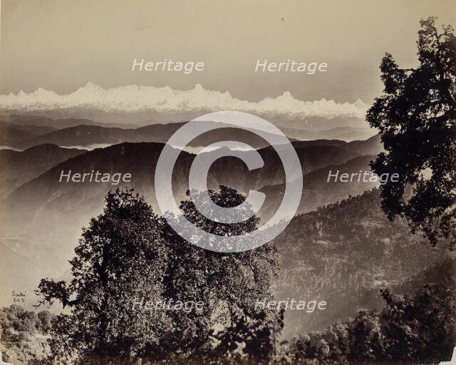 Snows from Nynee Jal, between 1860 and 1880. Creator: John Edward Saché.