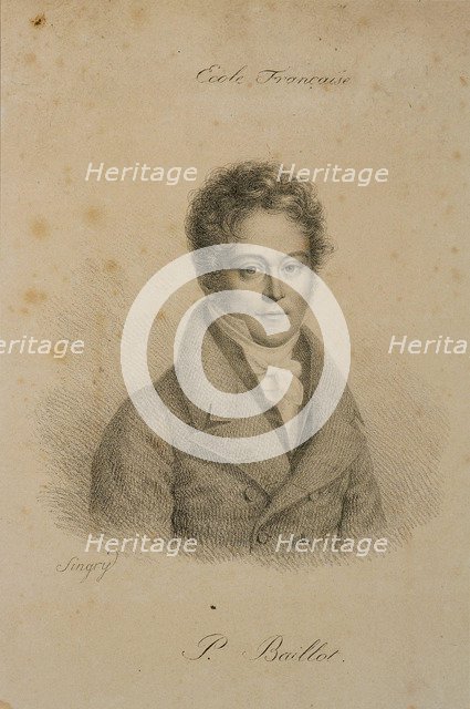 Portrait of the violinist and composer Pierre Baillot (1771-1842).