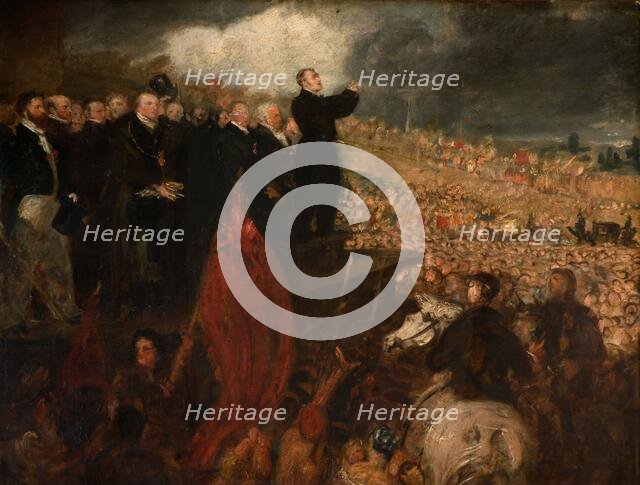 Meeting of the Birmingham Political Union, 1832-33.  Creator: Benjamin Robert Haydon.