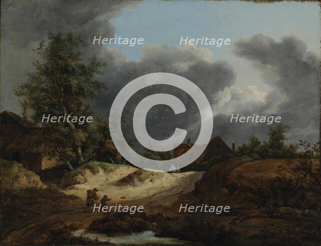 Cottages on the dunes, c1670s. Creator: Jacob van Ruisdael.