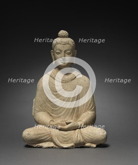 Seated Buddha, c. 300s. Creator: Unknown.