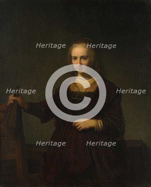 Portrait of a Woman. Creator: Style of Rembrandt (Dutch, mid- to late 1640s).