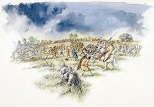 Battle of Hastings, 1066 (c1990-2010). Artist: Peter Dunn.