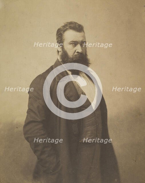Jean-Francois Millet, 1856-58. Creator: Nadar.
