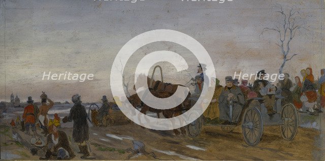 Holy Saturday Evening, End 1860s-Early 1870s. Artist: Perov, Vasili Grigoryevich (1834-1882)