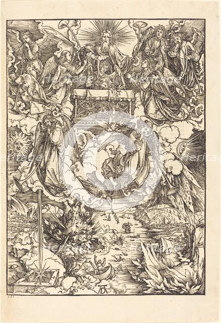 The Seven Angels with the Trumpets, 1498. Creator: Albrecht Durer.