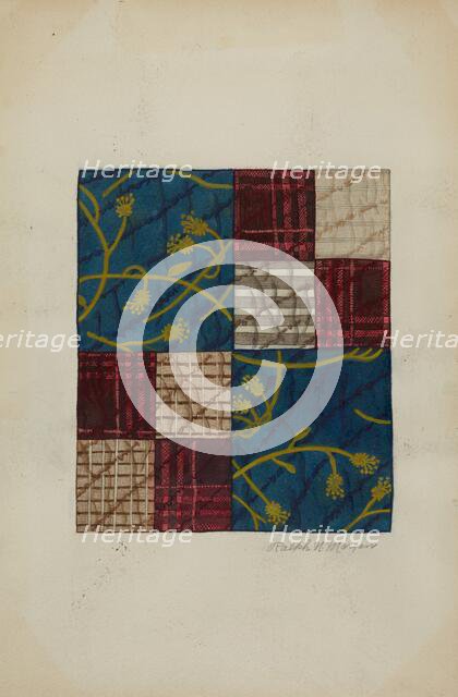 Quilt, 1935/1942. Creator: Ralph N. Morgan.